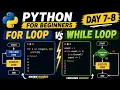 Python Tutorial for Beginners Logical Operators and loops Explained with Simple Examples