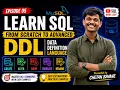 Learn SQL from Scratch to Advanced DDL in SQL CREATE ALTER DROP TRUNCATE RENAME Episode 05