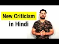 New Criticism intentional fallacy affective fallacy in hindi