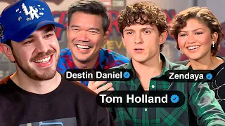ENTREVISTA con ZENDAYA, TOM HOLLAND y DESTIN 🕷️🕸️