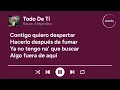 Rauw Alejandro - Todo De Ti (Letra/Lyrics)