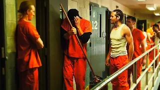 السجناء يتنمرون عليه ويضربوه لكنهم لا يعلمون انه من اقوى السجناء وسيقتلهم انتقاما لزوجته RIOT 