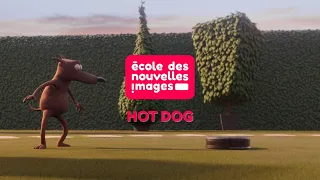hot dog court m trage d animation 3d ensi 2019