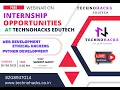 Internship Opportunites at TechnoHacks EduTech