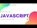 JavaScript Tutorial Hello World Environment Setup Our First JavaScript Program
