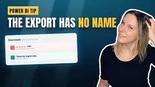 Power BI Export to Excel has no name or underscores Fix