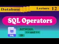 Database 12 SQL Operators A Complete Guide to Boost Your Query Skills