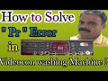 How to Solve con washing Machine Pr Error refrigeration knowledge