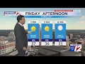 WPRI 12 Weather Forecast 25 Sunny Gusty Dry Friday