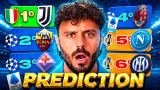 🇮🇹 PREDICTION CLASSIFICA SERIE A 2026/27!!! ⚽️