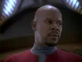 Chancellor Gowron and Lt. Commander Worf meet again
