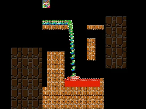 Mario must survive to save Luigi #shorts #luigi #supermariobros #mario #gaming #animation