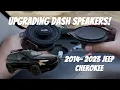 Upgrading Dash Speakers 2014 - 2023 Jeep Cherokee