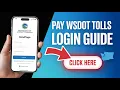 How to Pay Washington State Tolls - Login to GoodToGo Account