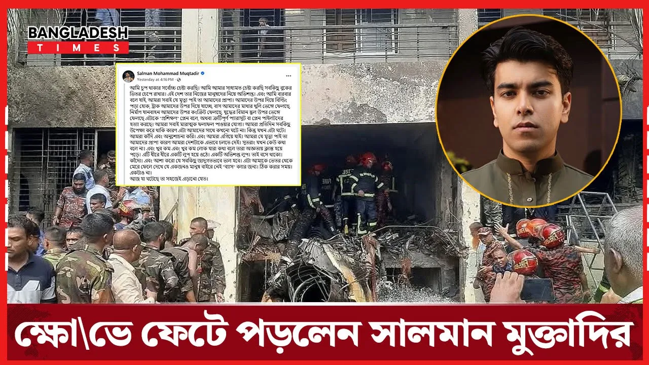 পার্লামেন্টের চেয়ারে বসলেই কি কমন সেন্স হারিয়ে যায়, প্রশ্ন সালমান মুক্তাদিরের