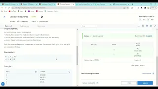 Donation Rewards Problems CodeChef 95 solution