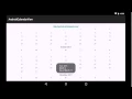 CalendarView example