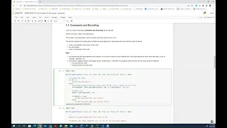 JBI010 Programming with Python Comments and Docstring