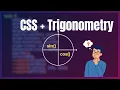 How I created a Circular Menu Using sin cos - CSS Trigonometry