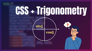 How I created a Circular Menu Using sin cos - CSS Trigonometry