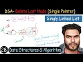 28 - Delete Last Node of Singly Linked List