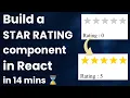 Build a Star Rating Component in React Machine Coding Question