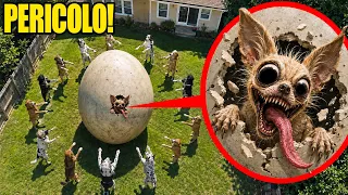 SE VEDI DEI CANI INTORNO A UN UOVO GIGANTE… SCAPPA! 😱