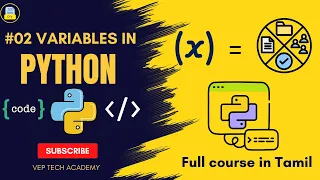 Variables Explained In Tamil Python Tutorial Series Vep Tech Academy