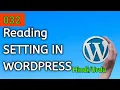 WordPress Reading Settings Reading Setting WordPress For Beginners