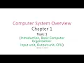 CBSE Class 11 Computer System Overview Chapter 1 Topic 1