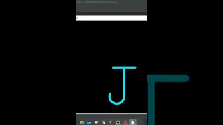 J alphabet Draw J alphabet in python by using turtle