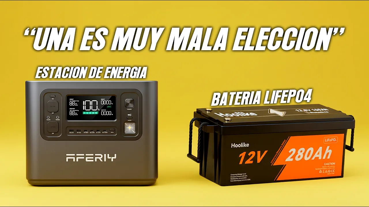 Furgo Camper | Que es mejor: Batería o estacion de energia?
