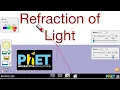 Refraction of Light with PhET Interactive Simulations