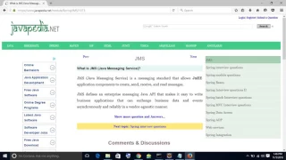 What is JMS Java Messaging Service javapedia net