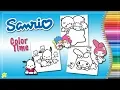 Coloring My Melody Little Twin Stars Pochacco Coloring Pages Kiddie Playtime