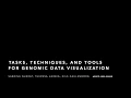 Teaser Tasks Techniques and Tools for Genomic Data Visualization