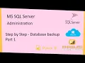 Step by Step - Database backups SQL Server