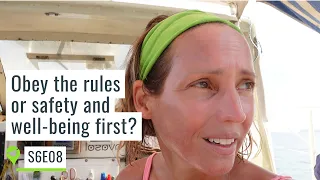 I find myself in a tricky situation 😬 and put the safety and well being of my crew first…