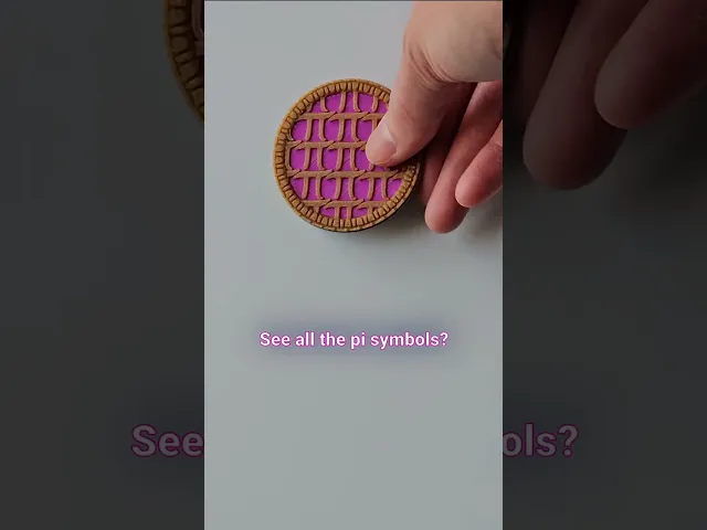 March Magnets - Day 6 #marchmagnets | Lattice pie with pi symbols video thumbnail