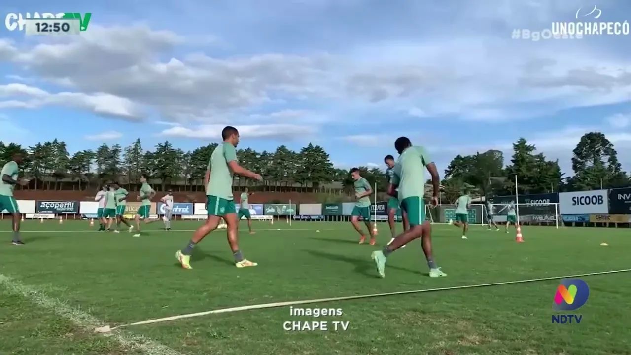 Chapecoense segue treinando para estrear na Série B do Campeonato Brasileiro