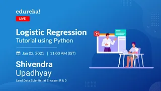 Logistic Regression Tutorial using Python Python Tutorial Edureka