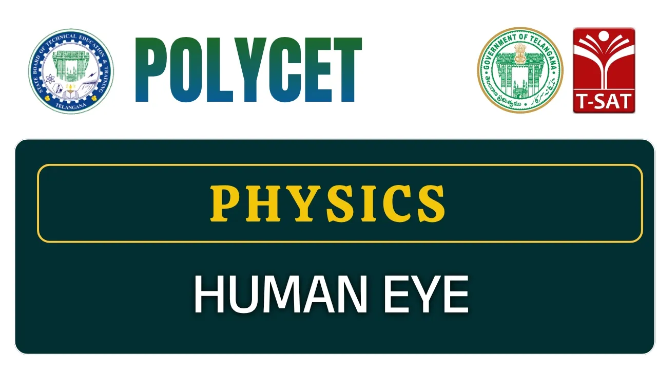 Human Eye & Its Defects Class 10 Physics | POLYCET