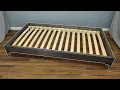 How to Build a Simple Bed Frame on a Budget - EASY DIY