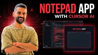 Build a Notepad App with Cursor AI HTML CSS JavaScript