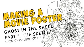 Making of Ghost In The Shell movie poster - Part 1