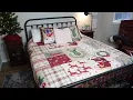 CHIXIN 4 Piece Christmas Quilt King Set Review 2022 Reindeer Santa Claus Snowflake Pattern Bedding