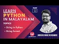 Strings in Python String format indexing Learn Python in Malayalam Lecture 19