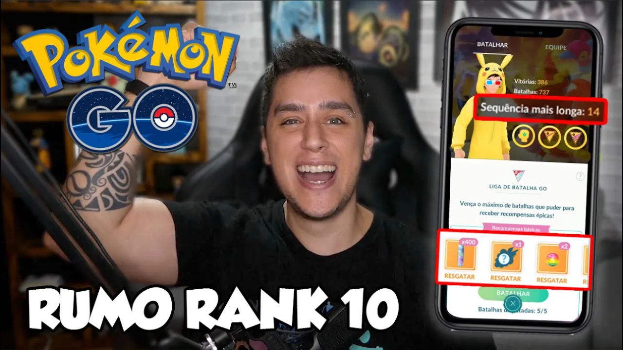 CHEGAMOS DESTRUINDO NA PRIMEIRA TEMPORADA POKÉMON GO GO BATTLE LEAGUE