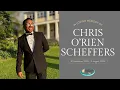 Funeral Service of the late Chris O rien Scheffers