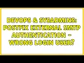 DevOps SysAdmins Postfix External SMTP Authentication - Wrong login user